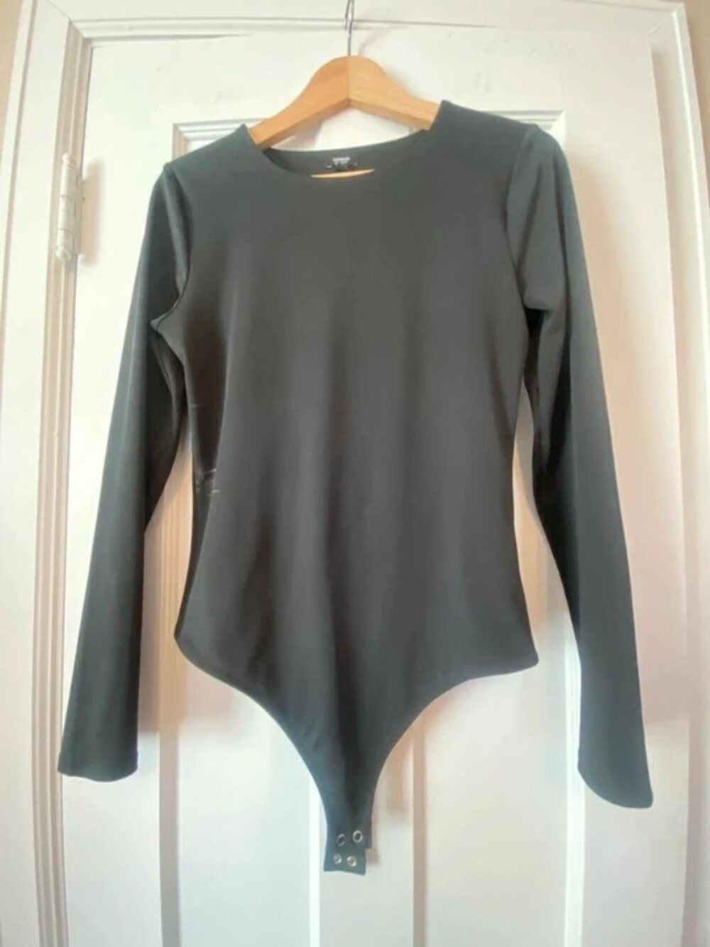 Women’s express body contour black bodysuit size medium